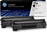 HP 35A - Pack of 2 - Black - Original - LaserJet - Toner Cartridge (CB435AD) - for LaserJet 1005, P1005, P1006, P1007, P1008, P1009