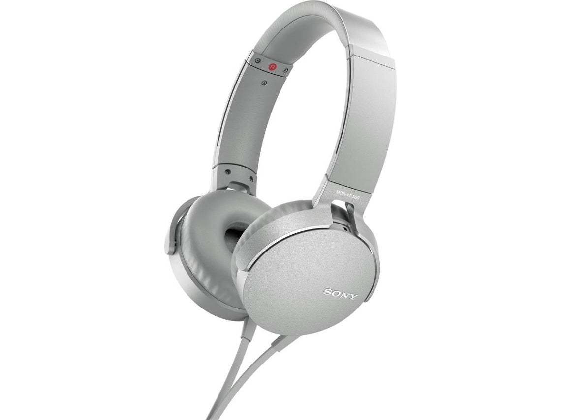 AURICULARES EXTRA BAJO DIADEMA BLANCO