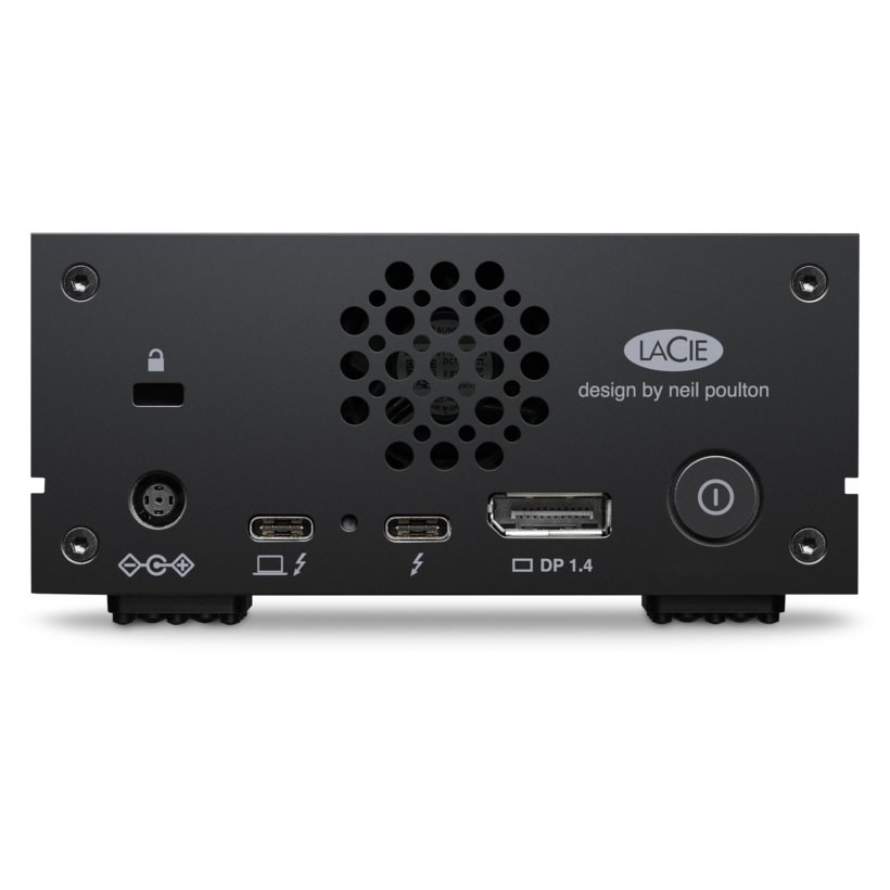 LaCie 1big Dock SSD Pro STHW2000800 - Matriz de disco rígido - 2 TB - 1 baias - SSD 2 TB x 1 - USB 3.1, Thunderbolt 3 (externo) - com Plano de Serviço de Recuperação de Dados de Resgate de 5 anos