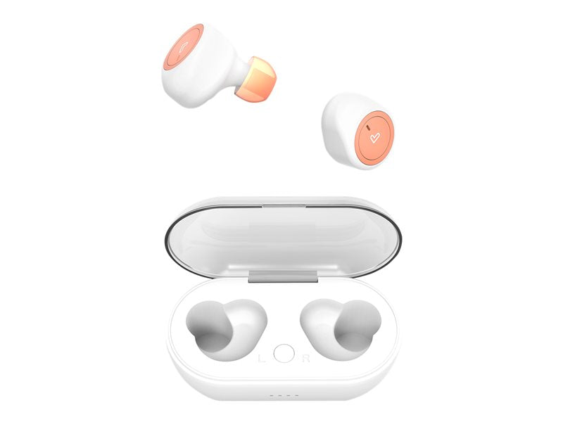 Energy Earphones Urban 1 True Wireless - Auscultadores sem fios com microfonoe - intra-auricular - bluetooth - branco, rosa