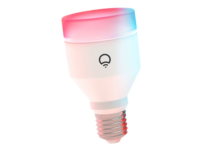 LIFX Color - LED bulb - shape: A60 - E27 - 11.5 W (80 W equivalent) - class F - multicolor/warm to cool white light - 1500-9000 K - white (pack of 2)