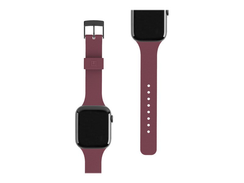 [U] Apple Watch Band 45mm/44mm/42mm, Series 7/6/5/4/3/2/1/SE - Silicone Aubergine - Bracelete de relógio para relógio inteligente - beringela - para Apple Watch (42 mm, 44 mm)