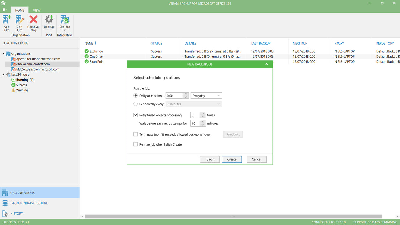 Veeam Backup para Microsoft 365 - 10 a 500 licencias - 1, 3 o 5 años 