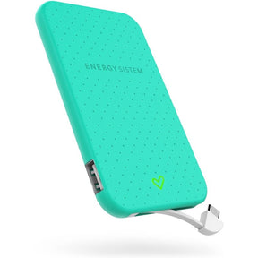 Energy Extra Battery 2500 - Carregador portátil - 2500 mAh - 1000 mA - 2 conectores de saída (USB, Micro USB Tipo B) - menta - para Phone Neo 2