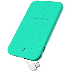 Energy Extra Battery 2500 - Portable charger - 2500 mAh - 1000 mA - 2 output connectors (USB, Micro USB Type B) - mint - for Phone Neo 2