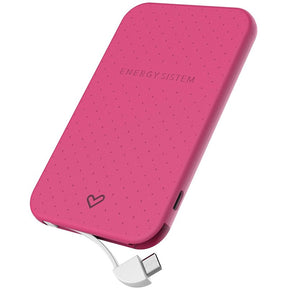 Energy Extra Battery 2500 - Portable charger - 2500 mAh - 1000 mA - 2 output connectors (USB, Micro USB Type B) - Fuchsia