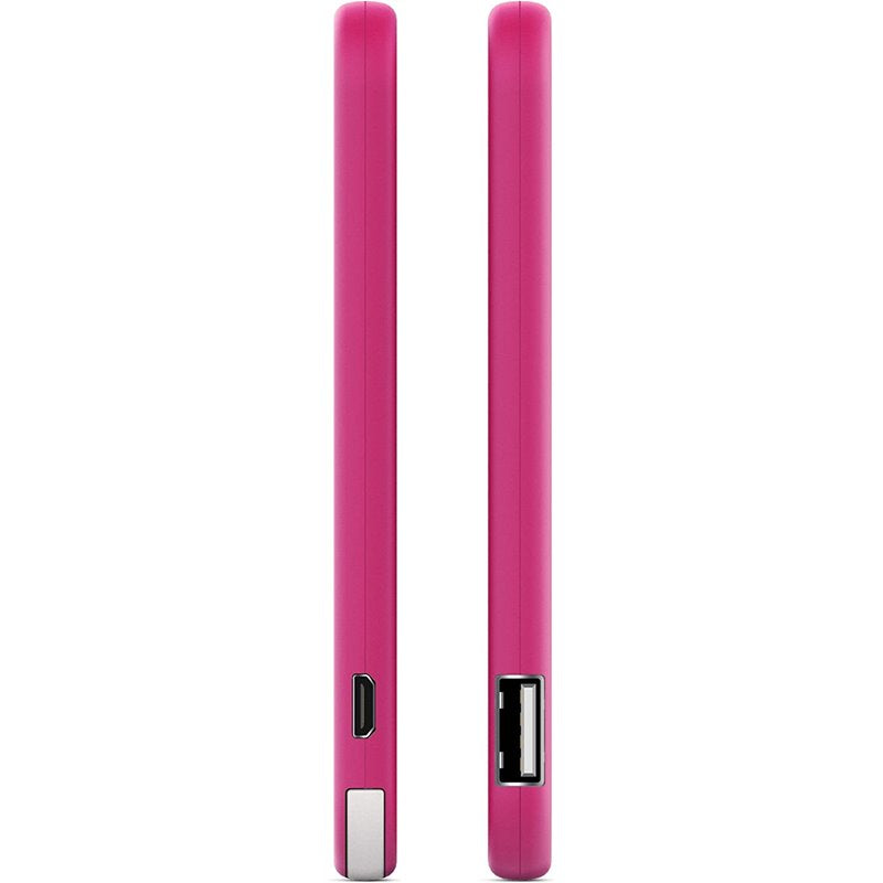 Energy Extra Battery 2500 - Carregador portátil - 2500 mAh - 1000 mA - 2 conectores de saída (USB, Micro USB Tipo B) - Fuchsia