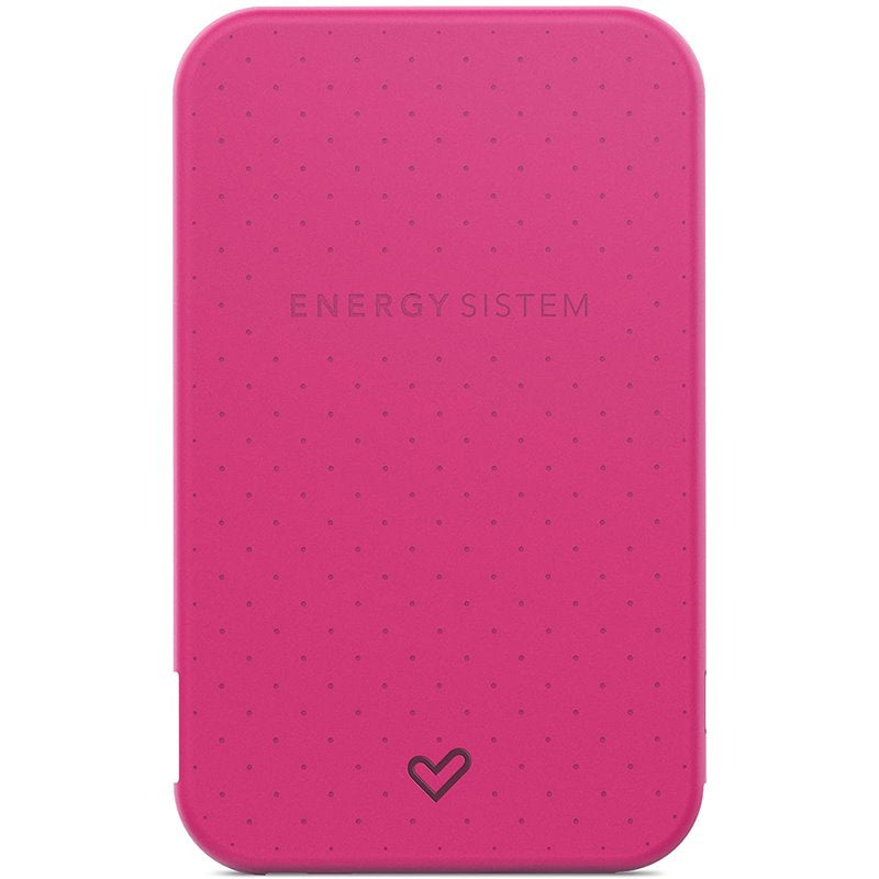 Energy Extra Battery 2500 - Cargador portátil - 2500 mAh - 1000 mA - 2 conectores de salida (USB, Micro USB Tipo B) - Fucsia