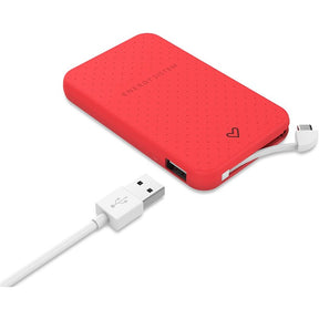 Energy Extra Battery 5000 - Portable charger - 5000 mAh - 2 A - 2 output connectors (USB) - Coral - for Phone Max 3+