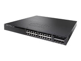 Cisco Catalyst 3650-24PDM-L - Switch - Managed - 24 x 10/100/1000 (PoE+) + 2 x 10 Gigabit SFP+ - desktop, rail mountable - PoE+ (390W) (WS-C3650-24PDM-L)