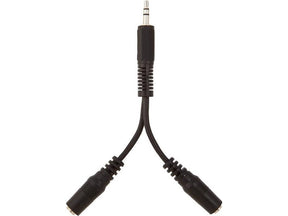 Belkin - Audio Splitter - Male Stereo Mini Port to Female Stereo Mini Port - 10cm