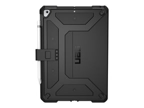 UAG Case for iPad 10.2-in (9/8/7 Gen, 2021/2020/2019) - Metropolis Black - Tampa posterior para tablet - poliuretano, poliuretano termoplástico (TPU) - preto - 10.2" - para Apple 10.2-inch iPad (7ª geração, 8ª geração)