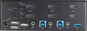 CONMUTADOR KVM DE 2 PUERTOS HDMI (SV231DHU34K6)