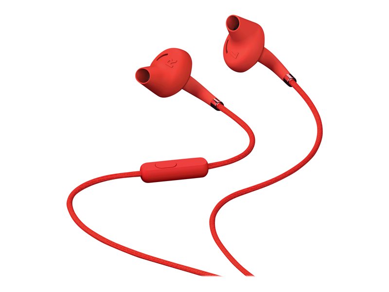 Energy Style 2+ - In-Ear Headphones with Microphone - Ear Bud - With Cable - 3.5mm Jack - Raspberry