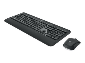 Logitech MK540 Advanced - Conjunto de teclado e rato - sem fios - 2.4 GHz - Esloveno / Croata - cinza escuro