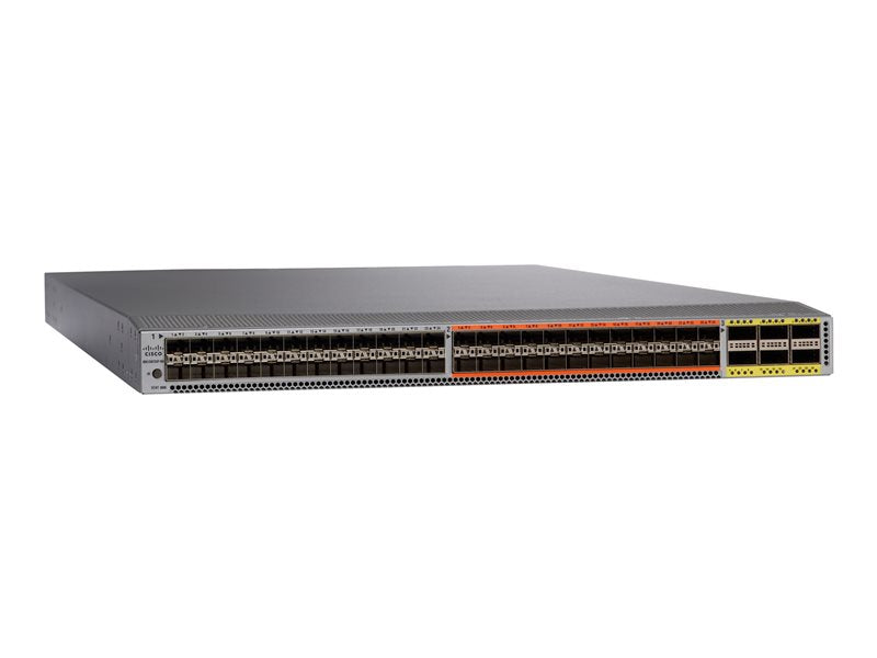 Cisco Nexus 5672UP-16G - Interruptor - L3 - Administrado - 24 x 1 Gigabit / 10 Gigabit SFP+ + 24 x combo 1 Gigabit / 10Gb Ethernet / 2/4/8/16Gb Fibre Channel / FCoE SFP+ + 6 x 40Gb Ethernet / FCoE QSFP+ (compatível c/ sessões) - montável trilho