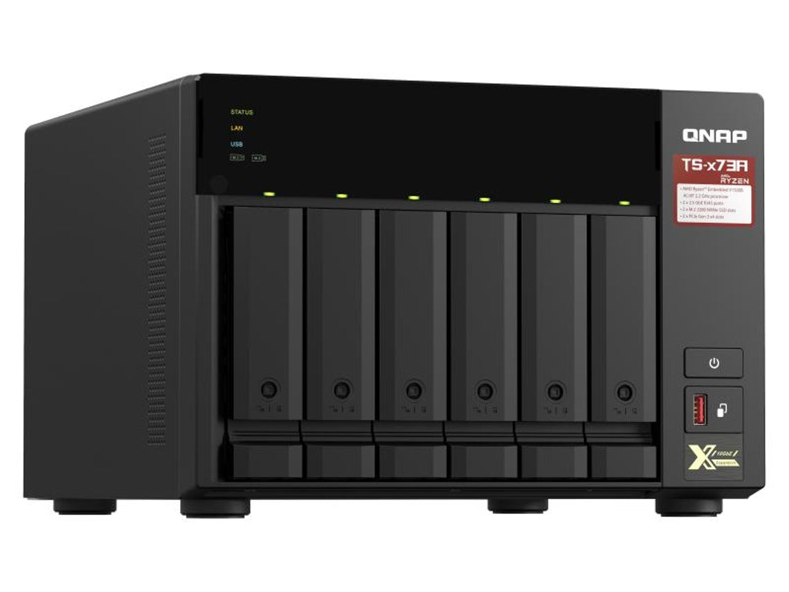 QNAP NAS 6 BAY RYZEN V1000 SERIES V1500B 4C/8T 2.2GHZ/8GB