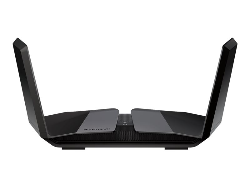 NETGEAR Nighthawk RAXE500 - Wireless Router - 4 Port Switch - GigE, 2.5 GigE - 802.11a/b/g/n/ac/ax - Multi-Band (RAXE500-100EUS)