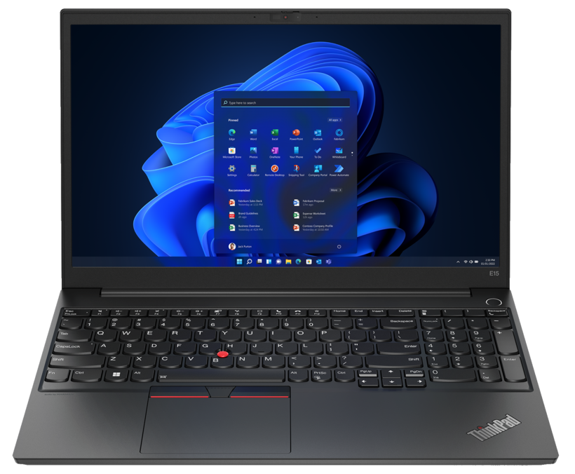 Lenovo ThinkPad E15 Gen 4 21E6 - Intel Core i5 1235U / 1.3 GHz - Win 11 Pro - Gráficos Iris Xe - 8 GB RAM - 256 GB SSD TCG Opal Encryption 2, NVMe - 15.6" IPS 1920 x 1080 (Full HD) - WiFi Fi 6 - negro - kbd: inglés