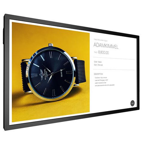 BenQ IL430 - 43" Classe Diagonal Interactive Signage Series ecrã LCD com luz de fundo LED - sinalização digital - com ecrã tátil (multi-touch) - Android 1920 x 1080 - de iluminação lateral - preto