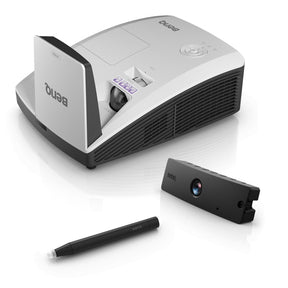 BenQ MW855UST+ - Projector DLP - 3D - 3500 lumens ANSI - WXGA (1280 x 800) - 16:10 - 720p - lentes de projeção de distância ultra curta