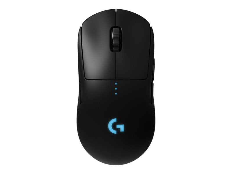 Logitech G Pro - Mouse - right- and left-handed - optical - 8 buttons - wireless - LIGHTSPEED - Logitech LIGHTSPEED receiver - shroud (910-005975)