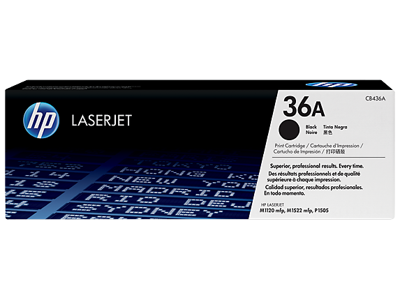 HP 36A - Negro - Original - LaserJet - Cartucho de tóner (CB436A) - para LaserJet M1120 MFP, M1120n MFP, M1522n MFP, M1522nf MFP, P1505, P1505n, P1506