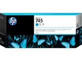 HP 745 - 300 ml - high capacity - cyan blue - original - DesignJet - ink cartridge - for DesignJet HD Pro MFP, Z2600 PostScript, Z5600 PostScript