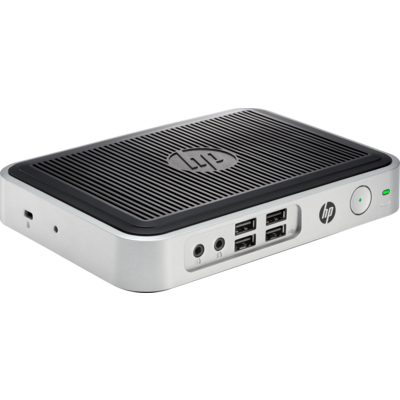 HP t310 G2 - Cliente zero - DTS - 1 Tera2321 - RAM 512 MB - SSD - eMMC 32 GB - MLC - GigE - sem SO - monitor: nenhum - teclado: Português