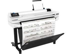 HP DesignJet T530 - 36" Large Format Printer - Color - Inkjet - A0, ANSI D, Roll (91.4 cm x 45.7 m) - 2400 x 1200 dpi - up to 0.45 min/page (mono)/ up to 0.45 min/page (color) - USB 2.0, LAN, Wi-Fi - cutter