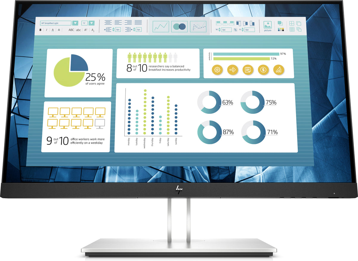 HP MONITOR ELITEDISPLAY E22 G4 22 FHD BLACK #CHANNEL DEC#