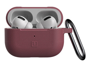 [U] DOT for Apple AirPods Pro - Hard case for wireless earphones - silicone - eggplant - for Apple AirPods Pro