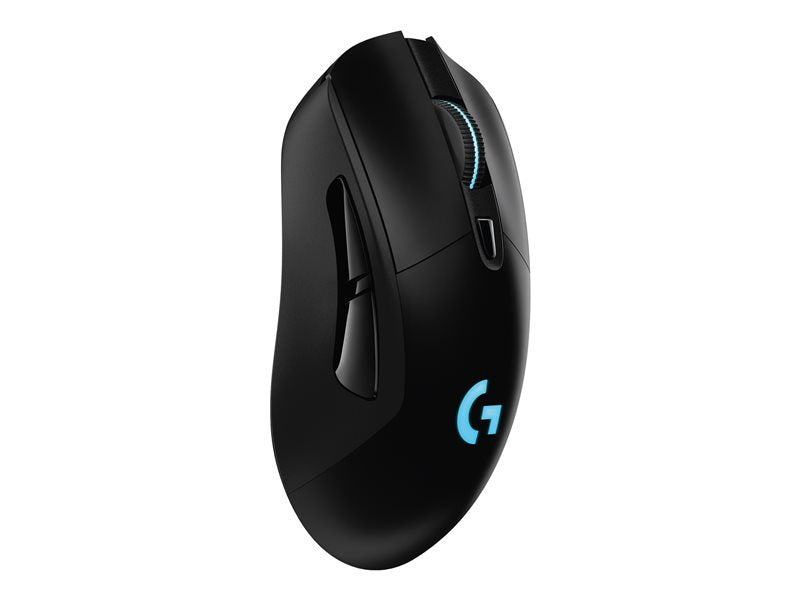 Ratón inalámbrico para juegos Logitech G703 LIGHTSPEED con sensor HERO 16K - Ratón - óptico - 6 botones - inalámbrico, con cable - USB, LIGHTSPEED - Receptor Logitech LIGHTSPEED (910-005640)