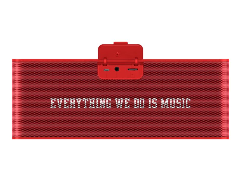 Energy Music Box 5+ - Yall Edition - loudspeaker - for portable use - wireless - Bluetooth - 10 Watt - red