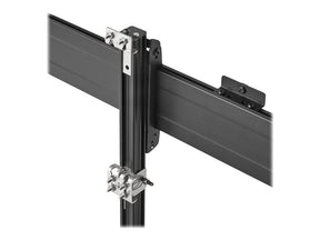 Vogel's Universal Series PLS 8001 - Hardware de montaje (tiras de montaje de perfil vertical) - para pantalla LCD - Negro - Montaje en pared