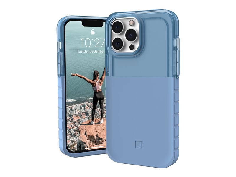 [U] Protective Case for iPhone 13 Pro Max 5G [6.7-inch] - Cerulean Dip - Phone Back Cover - MagSafe Compatibility - Sky Blue - 6.7" - for Apple iPhone 13 Pro Max