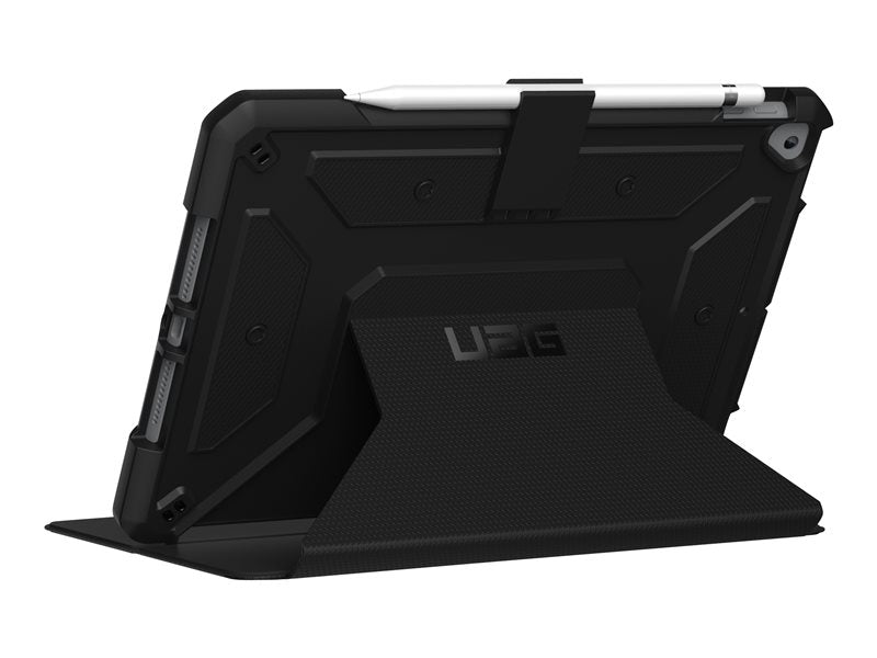 Estuche resistente UAG para iPad de 10,2 pulgadas (7/8 Gen, 2019/2020) - Metropolis Black - Funda con tapa para tableta - Compuesto - Negro - 10,2" - para iPad de Apple de 10,2 pulgadas (7th Gen, 8th Gen)