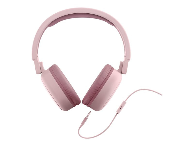 Energy Style 1 Talk - Over-Ear Headphones with Microphone - Full Size - With Cable - 3.5mm Jack - Pure Pink