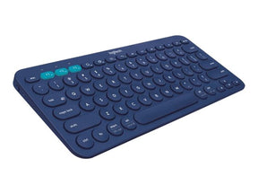 Logitech K380 Multi-Device Bluetooth Keyboard - Keyboard - Bluetooth - UK - Blue