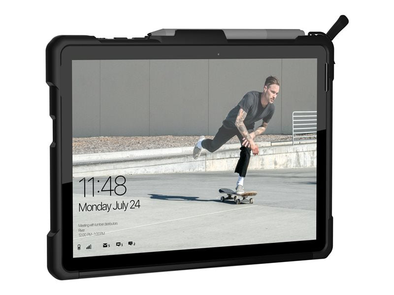 UAG Case for Microsoft Surface Go 3/Go 2/Go [10.5-inch] - Metropolis Black - Tablet Back Cover - Rugged - Aluminum - Black - 10.5" - for Microsoft Surface Go, Go 2