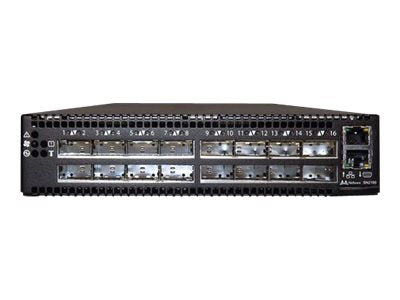 Mellanox Spectrum SN2100 - Interruptor - L3 - Administrado - 16 x 100 Gigabit QSFP28 - fluxo de ar trás para frente' - montável em trilho - AC (920-9N100-00R7-0C0)