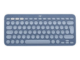 Logitech K380 Multi-Device Bluetooth Keyboard for Mac - Keyboard - Wireless - Bluetooth 3.0 - QWERTY - American International Standard - Blueberry