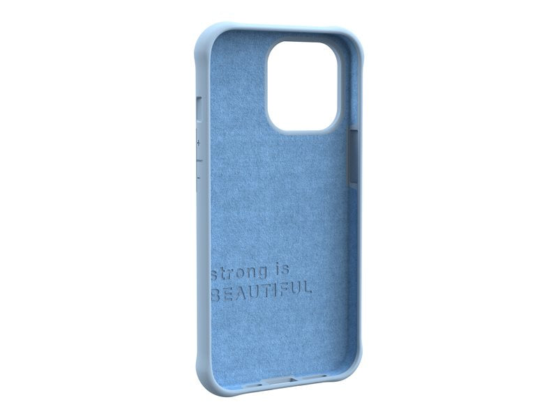 [U] Funda protectora para iPhone 13 Pro 5G [6.1 pulgadas] - DOT Cerulean - Cubierta trasera del teléfono - Compatibilidad con MagSafe - Silicona líquida - Azul cielo - para Apple iPhone 13 Pro