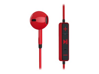 Energy Earphones 1 Bluetooth - Auriculares intrauditivos con micrófono - Ear Bud - Bluetooth - Inalámbrico - Rojo