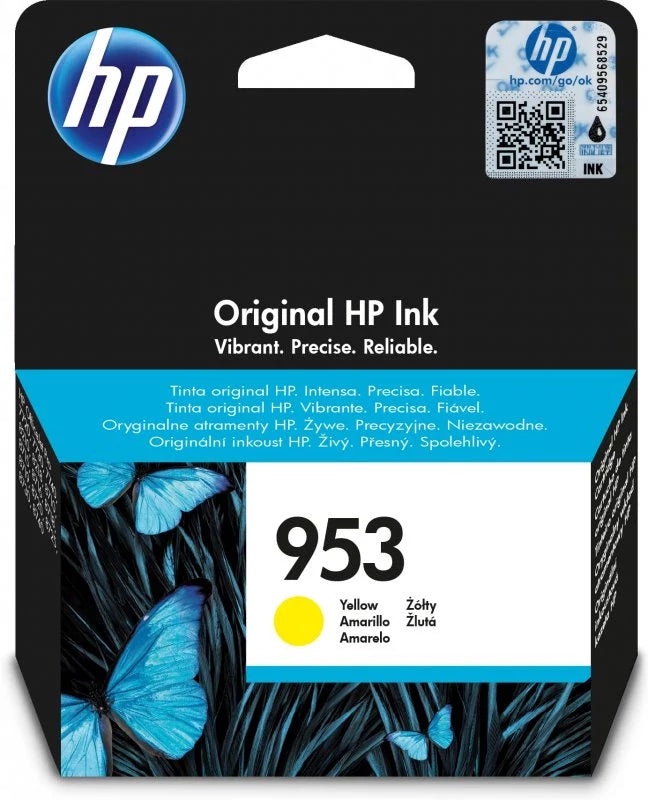 HP 953 - 9 ml - yellow - original - blister pack - ink cartridge - for Officejet Pro 77XX, 82XX, 87XX