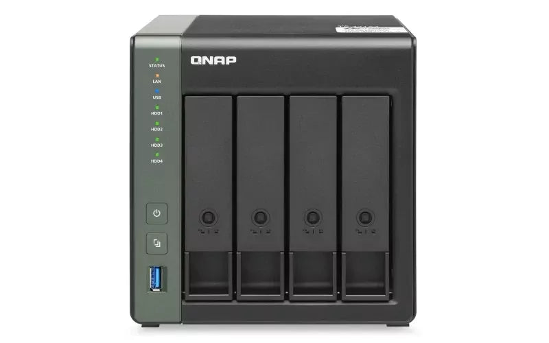 QNAP NAS 12BAÍAS QUAD-CORE 1.7GHz 4GB SATA 6Gb 2x10GbE SFP+LAN 2xGbE LAN Ra