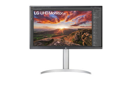 MONITOR LG IPS 27 UHD 4K HDMI DP USB-C ALTAVOCES TIENE PIVOT 27UP850N-W