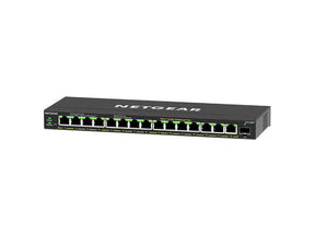 NETGEAR Plus GS316EPP - Switch - Admin - 15 x 10/100/1000 (PoE+) + 1 x SFP - desktop, wall mountable - PoE+ (231W)