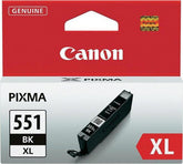 Canon CLI-551BK XL - 11 ml - High Yield - black - original - blister with security - ink tank - for PIXMA iP8750, iX6850, MG5550, MG5650, MG5655, MG6450, MG6650, MG7150, MG7550, MX725, MX925