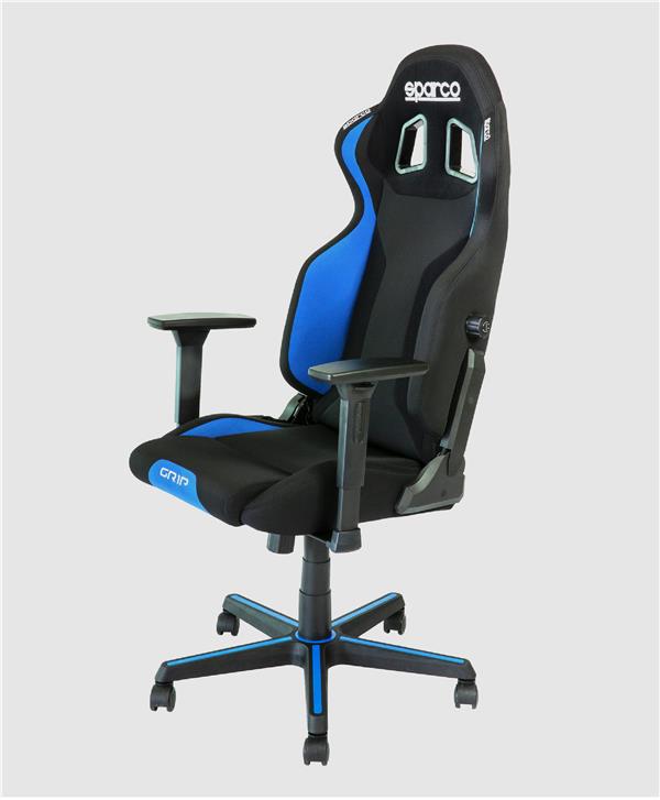 Cadeira gaming Sparco GRIP preto/azul 2019